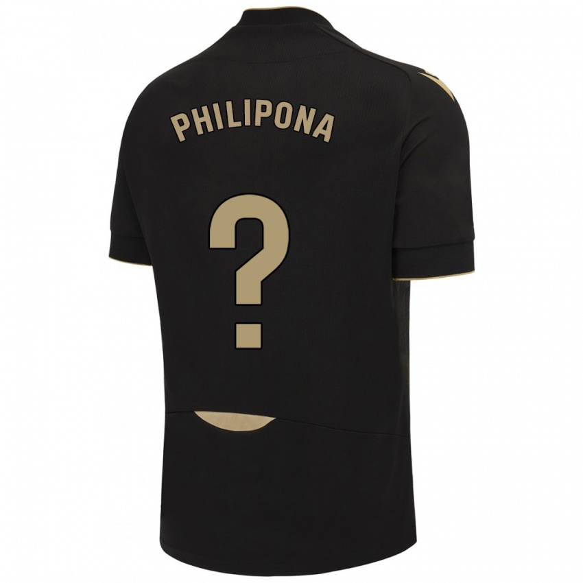 Niño Camiseta Noé Philipona #0 Negro 2ª Equipación 2023/24 La Camisa México