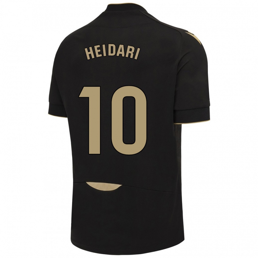 Niño Camiseta Arman Heidari #10 Negro 2ª Equipación 2023/24 La Camisa México