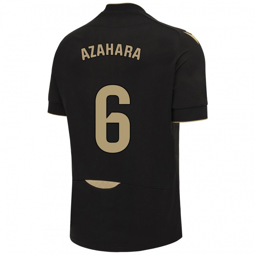 Niño Camiseta Azahara #6 Negro 2ª Equipación 2023/24 La Camisa México