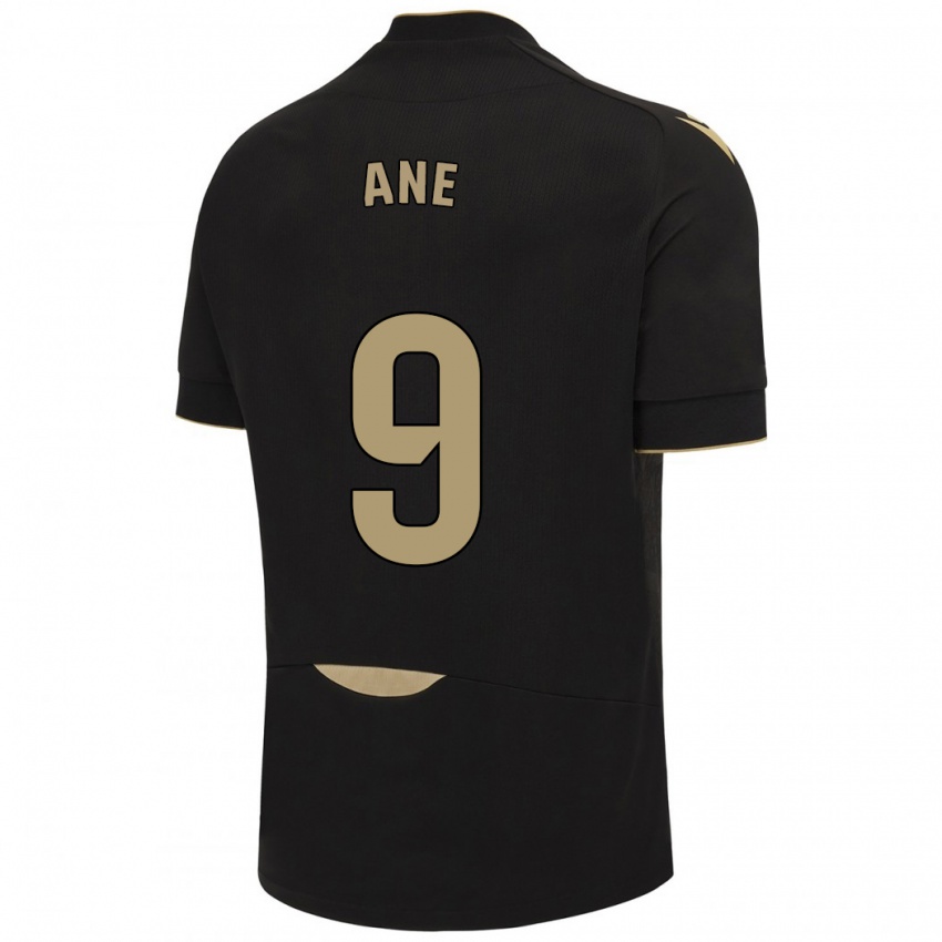 Niño Camiseta Ane López De Heredia Alcelay #9 Negro 2ª Equipación 2023/24 La Camisa México