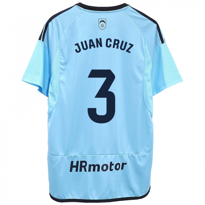 Niño Camiseta Juan Cruz #3 Azul 2ª Equipación 2023/24 La Camisa México