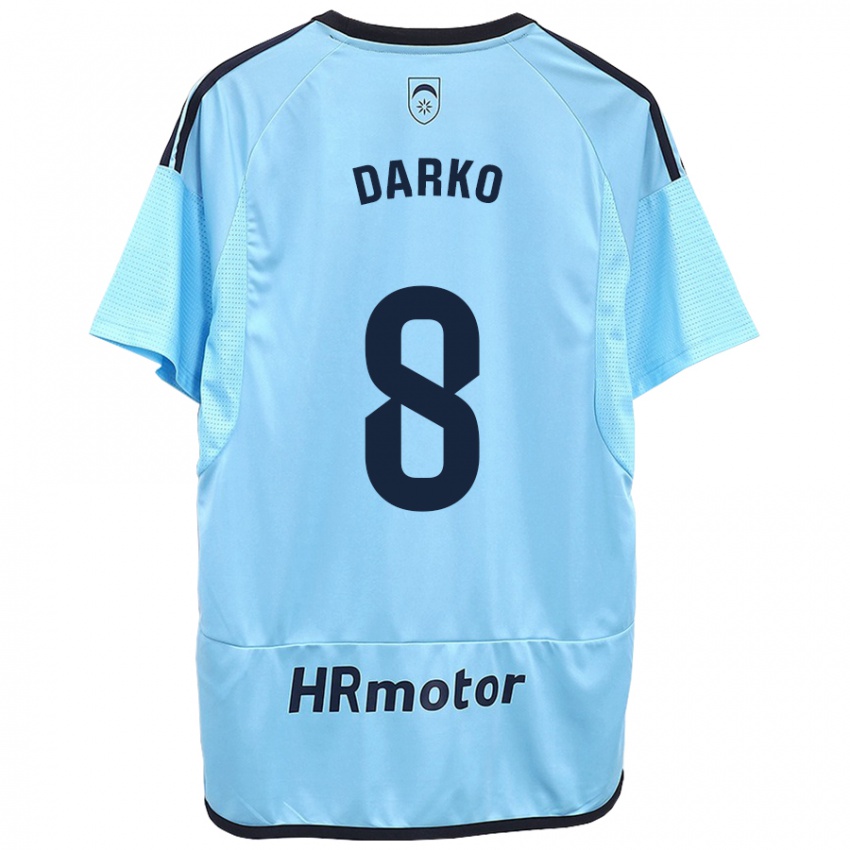 Niño Camiseta Darko Brasanac #8 Azul 2ª Equipación 2023/24 La Camisa México