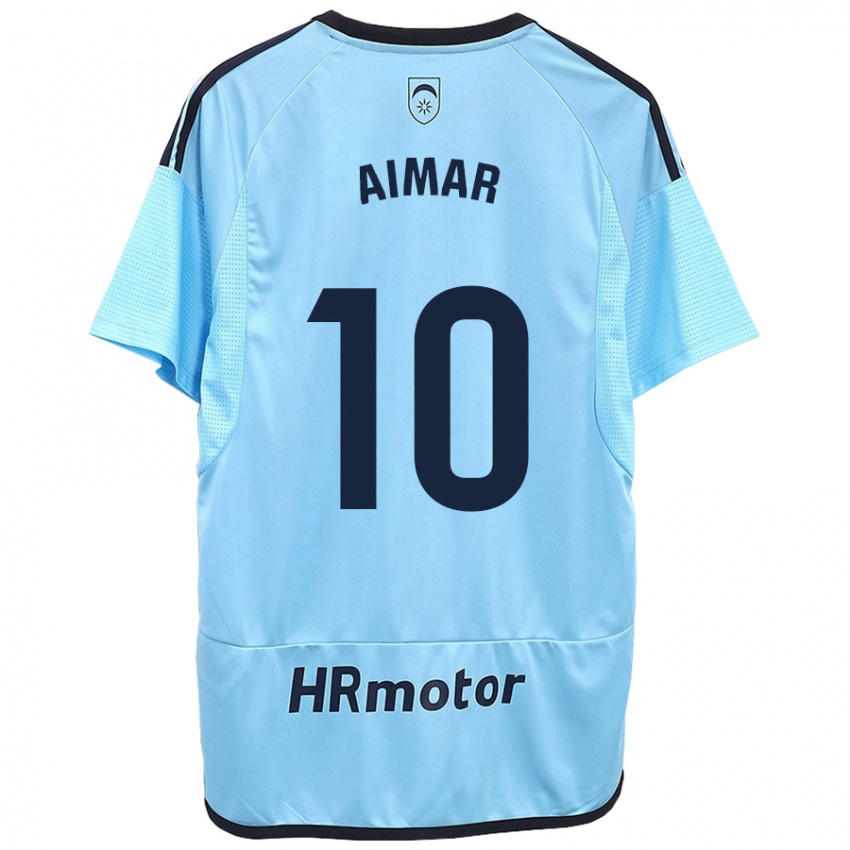 Niño Camiseta Aimar Oroz #10 Azul 2ª Equipación 2023/24 La Camisa México