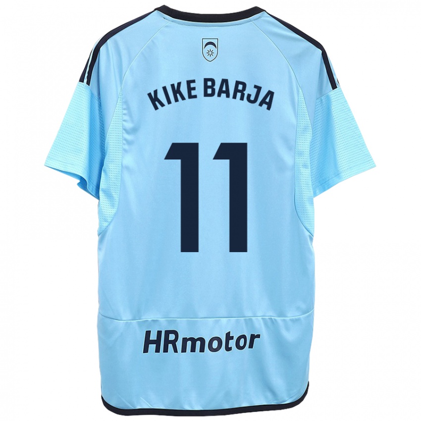 Niño Camiseta Kike Barja #11 Azul 2ª Equipación 2023/24 La Camisa México