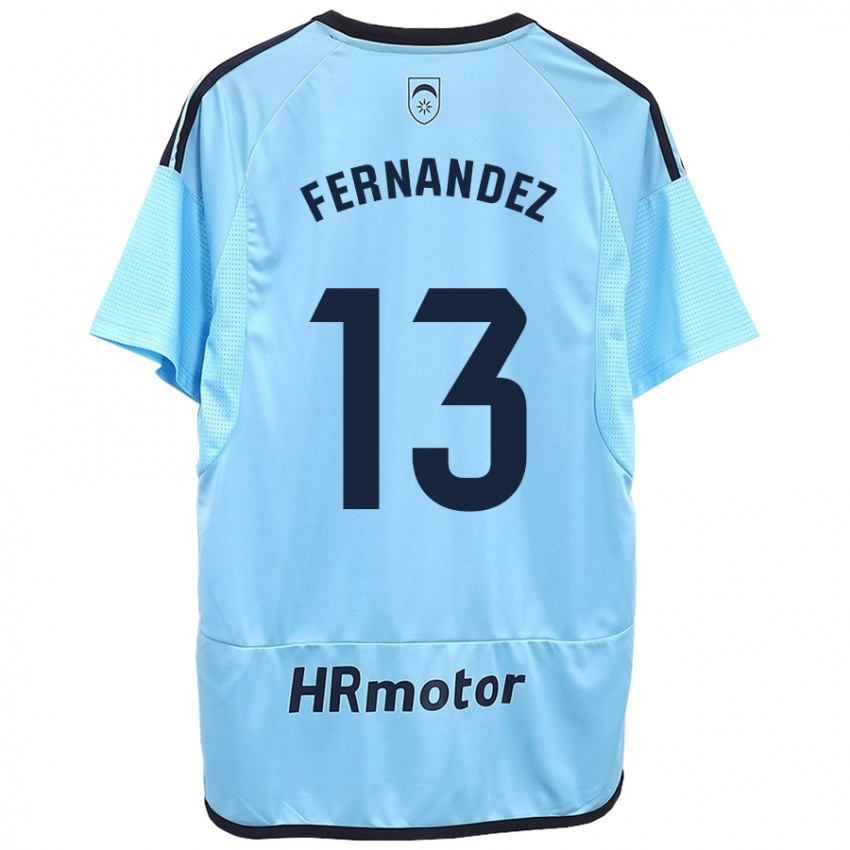 Niño Camiseta Aitor Fernández #13 Azul 2ª Equipación 2023/24 La Camisa México