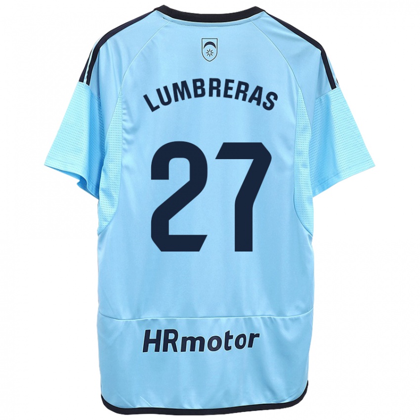 Niño Camiseta Carlos Lumbreras #27 Azul 2ª Equipación 2023/24 La Camisa México