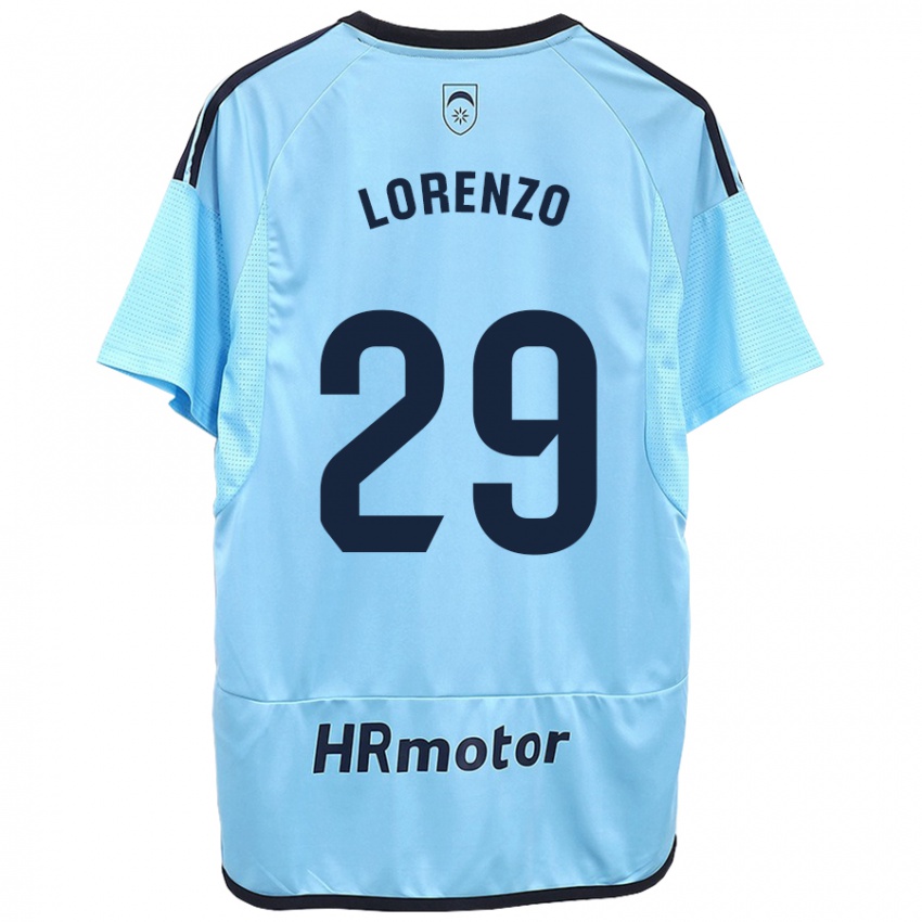 Niño Camiseta Nowend Lorenzo #29 Azul 2ª Equipación 2023/24 La Camisa México