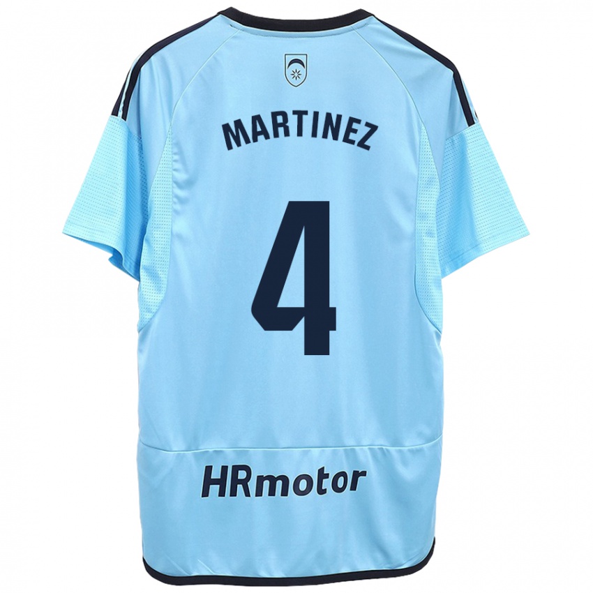 Niño Camiseta Vera Martínez Viota #4 Azul 2ª Equipación 2023/24 La Camisa México