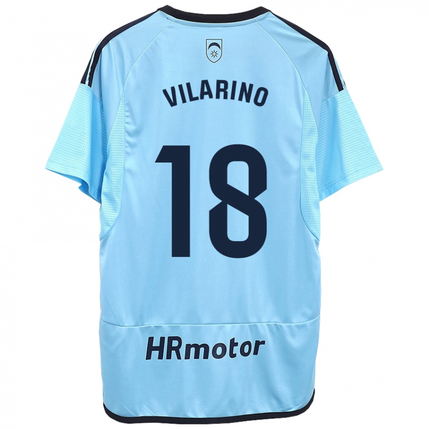 Niño Camiseta Maitane Vilariño #18 Azul 2ª Equipación 2023/24 La Camisa México