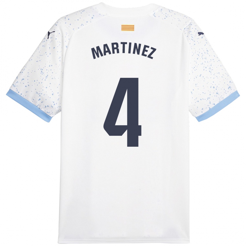 Niño Camiseta Arnau Martínez #4 Blanco 2ª Equipación 2023/24 La Camisa México