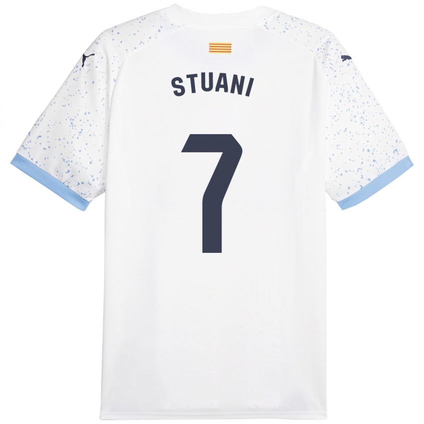 Niño Camiseta Cristhian Stuani #7 Blanco 2ª Equipación 2023/24 La Camisa México