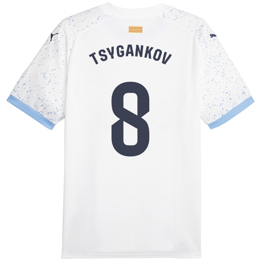 Niño Camiseta Viktor Tsygankov #8 Blanco 2ª Equipación 2023/24 La Camisa México