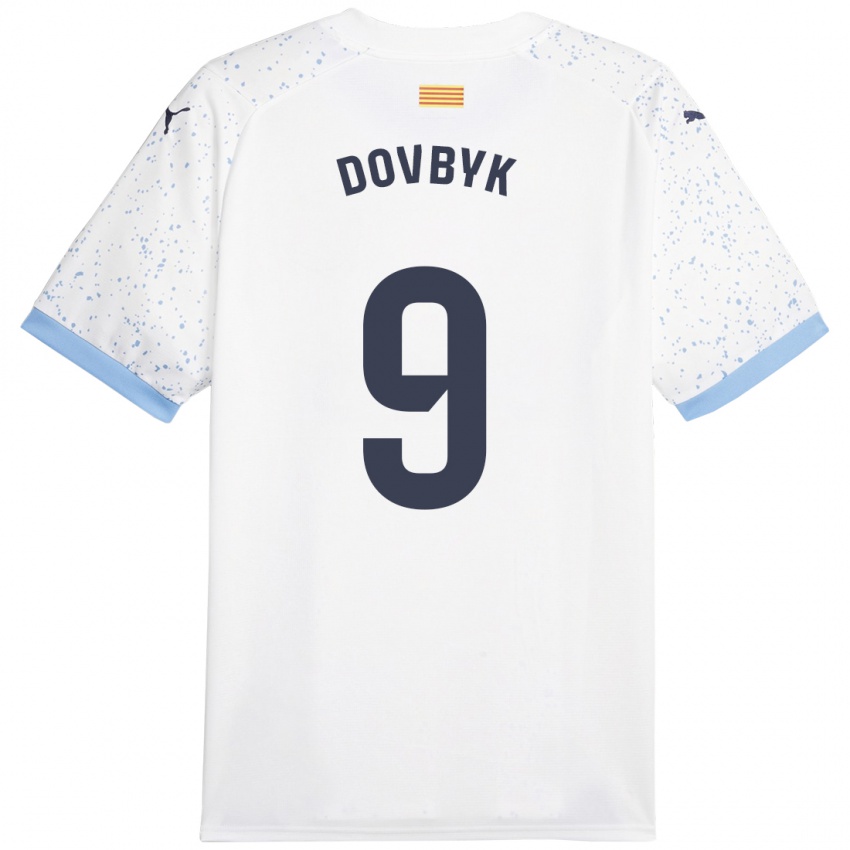 Niño Camiseta Artem Dovbyk #9 Blanco 2ª Equipación 2023/24 La Camisa México