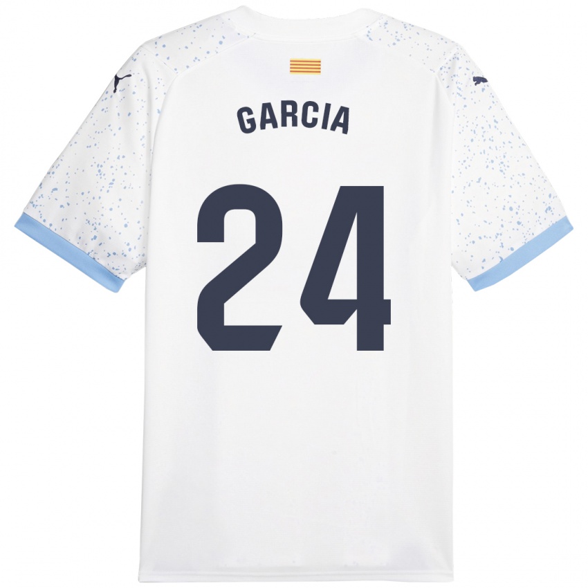 Niño Camiseta Borja García #24 Blanco 2ª Equipación 2023/24 La Camisa México