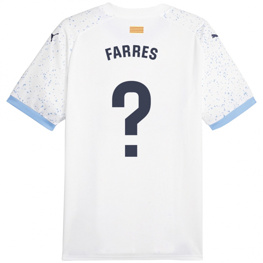 Niño Camiseta Biel Farrés #0 Blanco 2ª Equipación 2023/24 La Camisa México