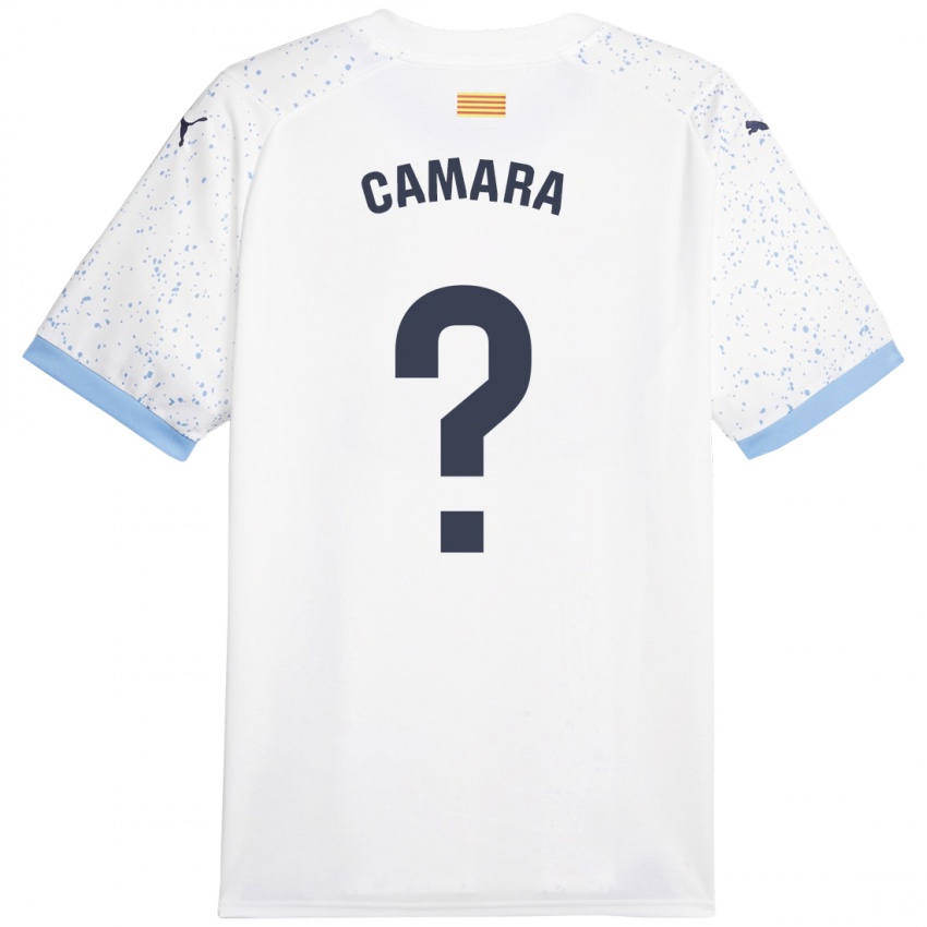 Niño Camiseta Dawda Camara #0 Blanco 2ª Equipación 2023/24 La Camisa México