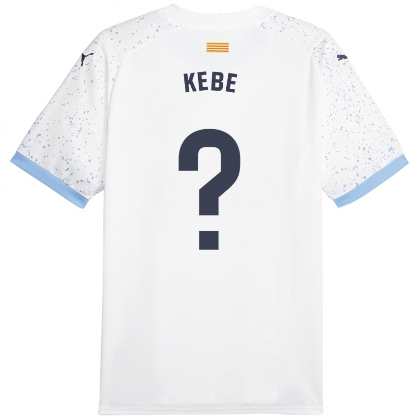 Niño Camiseta Moussa Kébé #0 Blanco 2ª Equipación 2023/24 La Camisa México