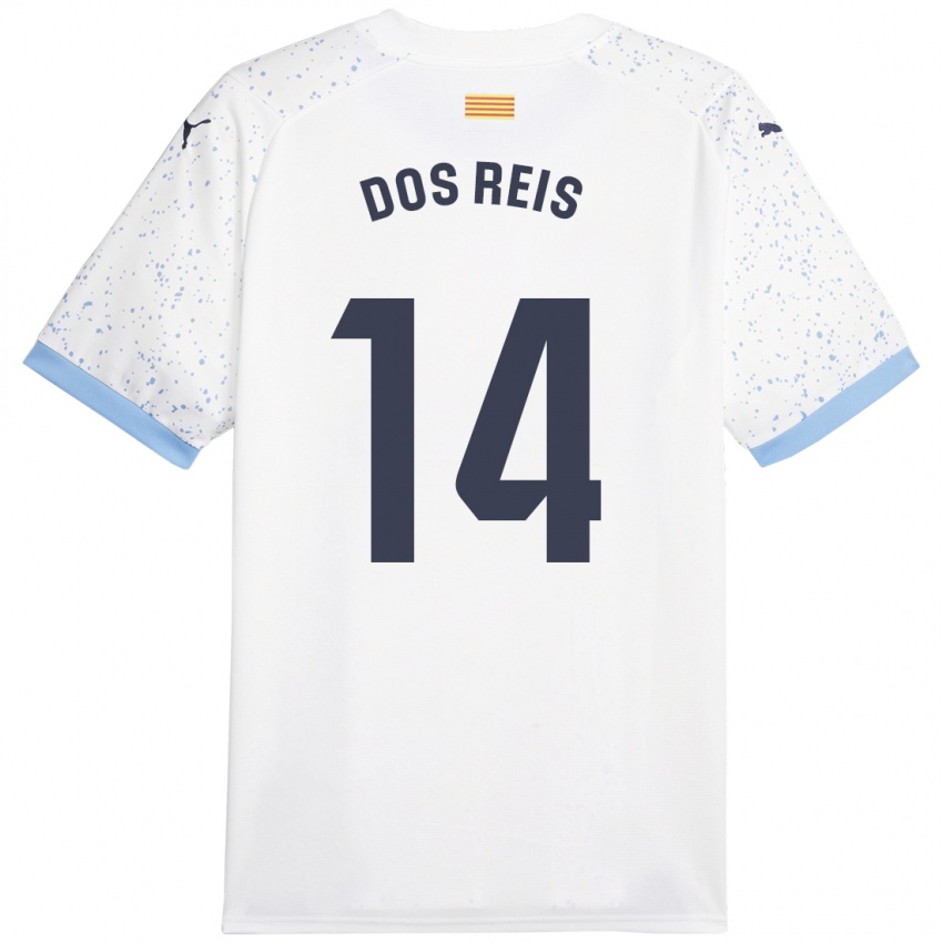 Niño Camiseta Leo Dos Reis #14 Blanco 2ª Equipación 2023/24 La Camisa México