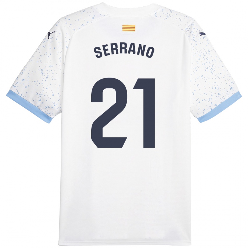 Niño Camiseta Ot Serrano #21 Blanco 2ª Equipación 2023/24 La Camisa México