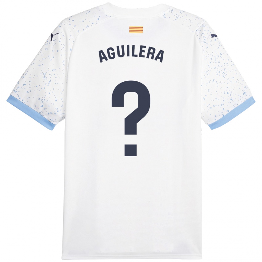 Niño Camiseta Oriol Aguilera #0 Blanco 2ª Equipación 2023/24 La Camisa México