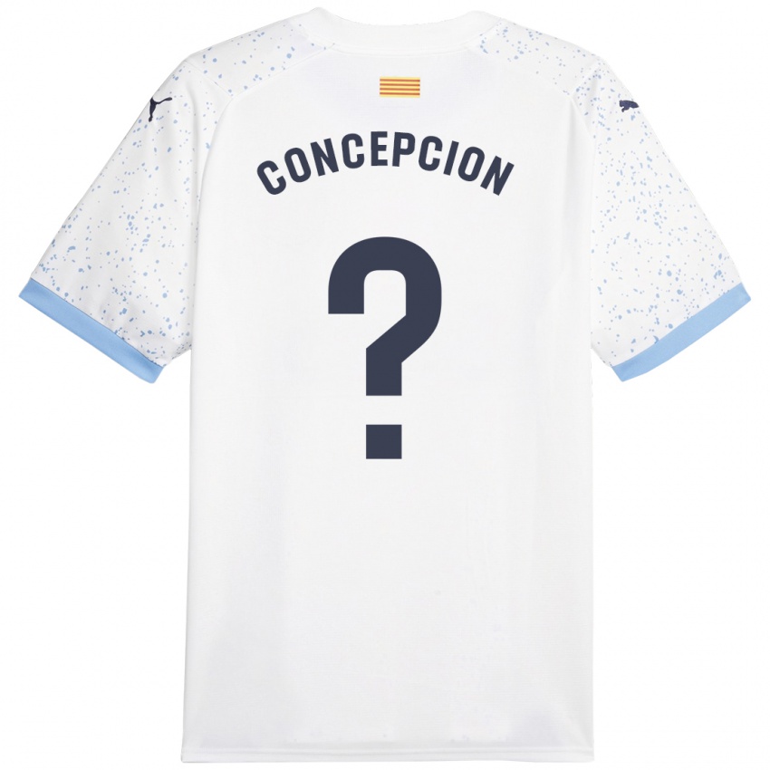 Niño Camiseta Elian Concepción #0 Blanco 2ª Equipación 2023/24 La Camisa México