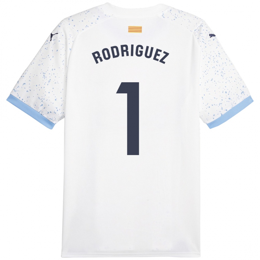 Niño Camiseta Maria Rodríguez #1 Blanco 2ª Equipación 2023/24 La Camisa México