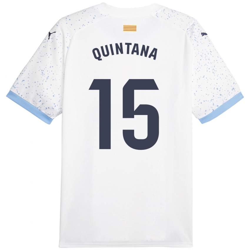 Niño Camiseta Amru Quintana #15 Blanco 2ª Equipación 2023/24 La Camisa México