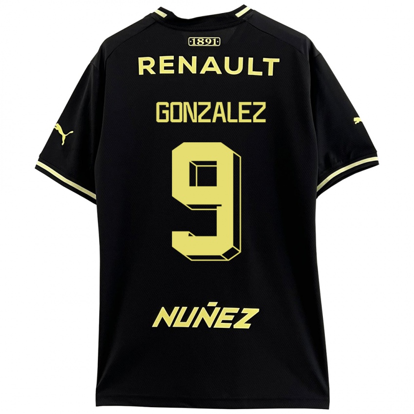 Niño Camiseta Franco González #9 Negro 2ª Equipación 2023/24 La Camisa México