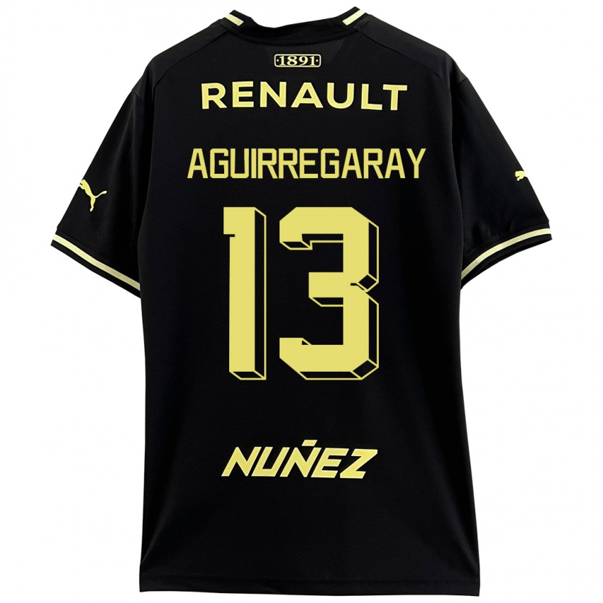 Niño Camiseta Matías Aguirregaray #13 Negro 2ª Equipación 2023/24 La Camisa México