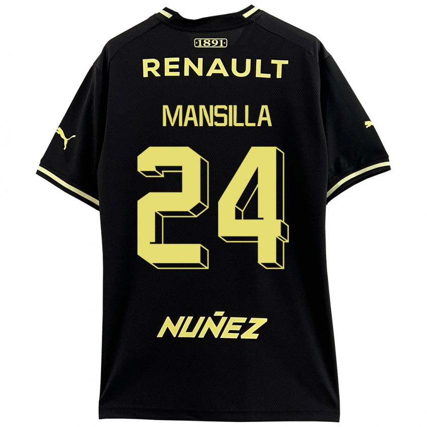 Niño Camiseta Brian Mansilla #24 Negro 2ª Equipación 2023/24 La Camisa México