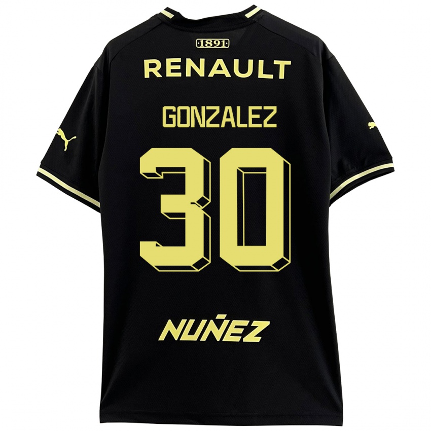 Niño Camiseta Ángel González #30 Negro 2ª Equipación 2023/24 La Camisa México