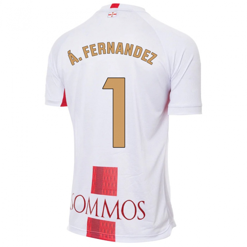 Niño Camiseta Álvaro Fernández #1 Blanco 2ª Equipación 2023/24 La Camisa México