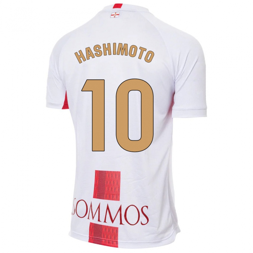 Niño Camiseta Kento Hashimoto #10 Blanco 2ª Equipación 2023/24 La Camisa México