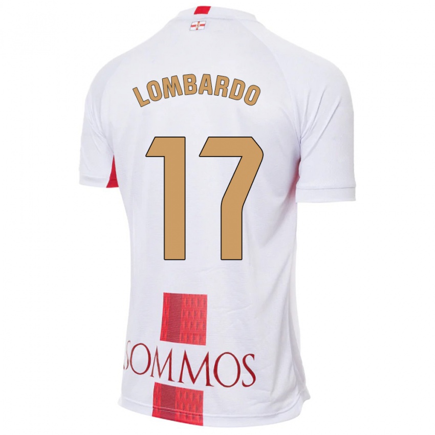 Niño Camiseta Enzo Lombardo #17 Blanco 2ª Equipación 2023/24 La Camisa México