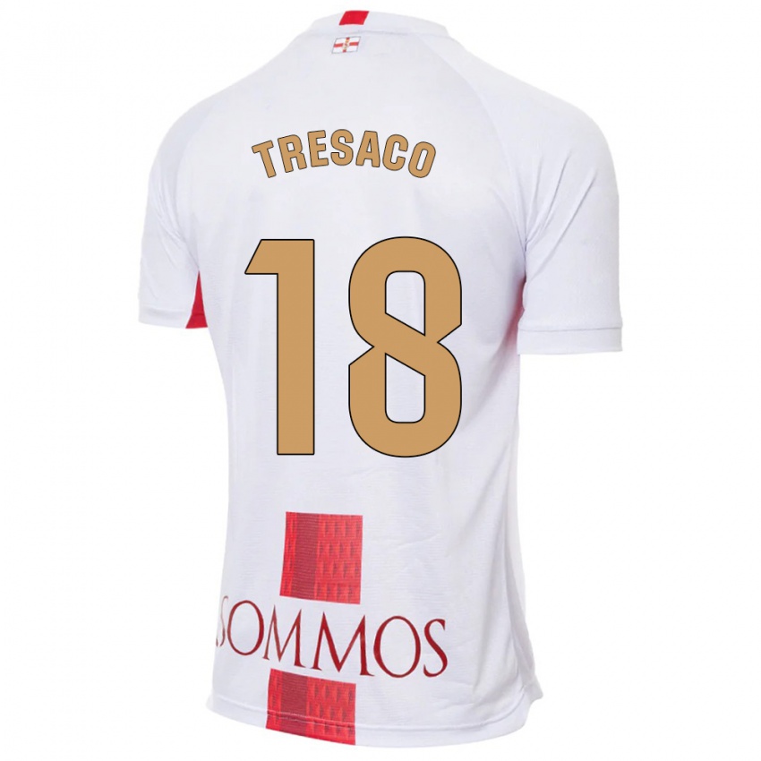 Niño Camiseta Rafa Tresaco #18 Blanco 2ª Equipación 2023/24 La Camisa México