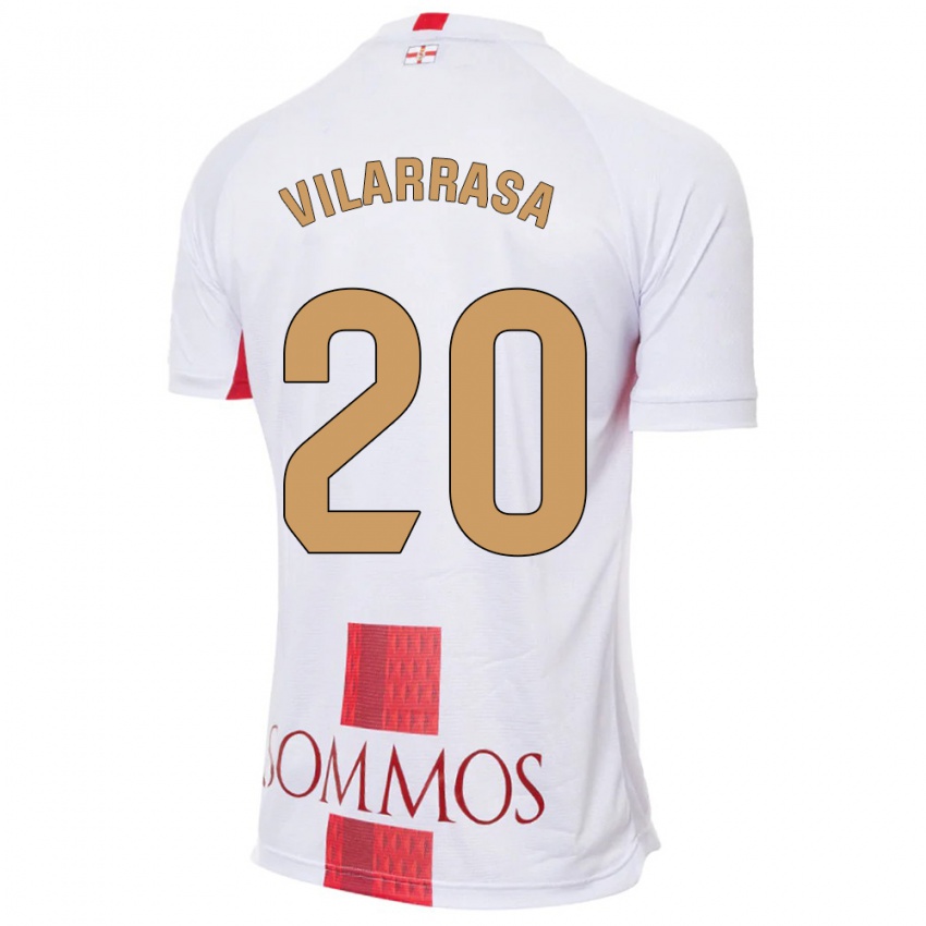 Niño Camiseta Ignasi Vilarrasa #20 Blanco 2ª Equipación 2023/24 La Camisa México