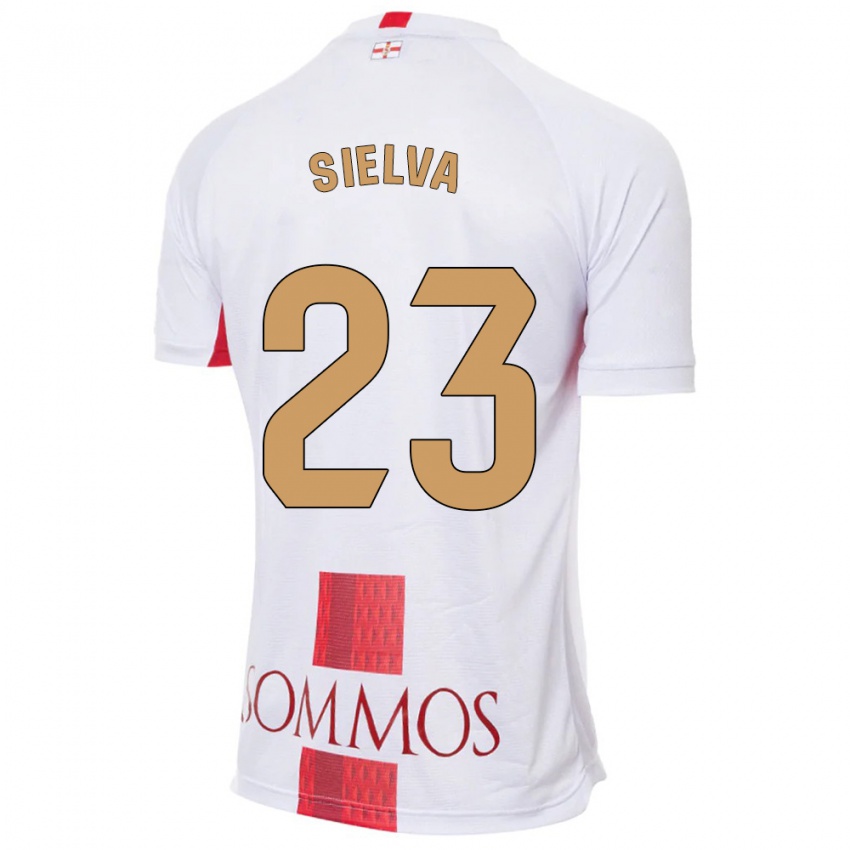 Niño Camiseta Óscar Sielva #23 Blanco 2ª Equipación 2023/24 La Camisa México