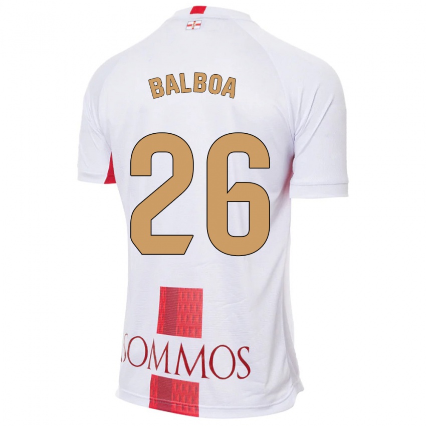 Niño Camiseta Álex Balboa #26 Blanco 2ª Equipación 2023/24 La Camisa México