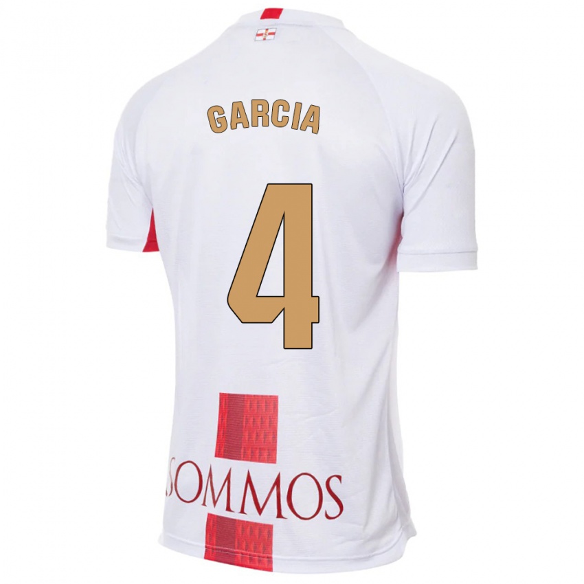 Niño Camiseta Nacho García #4 Blanco 2ª Equipación 2023/24 La Camisa México