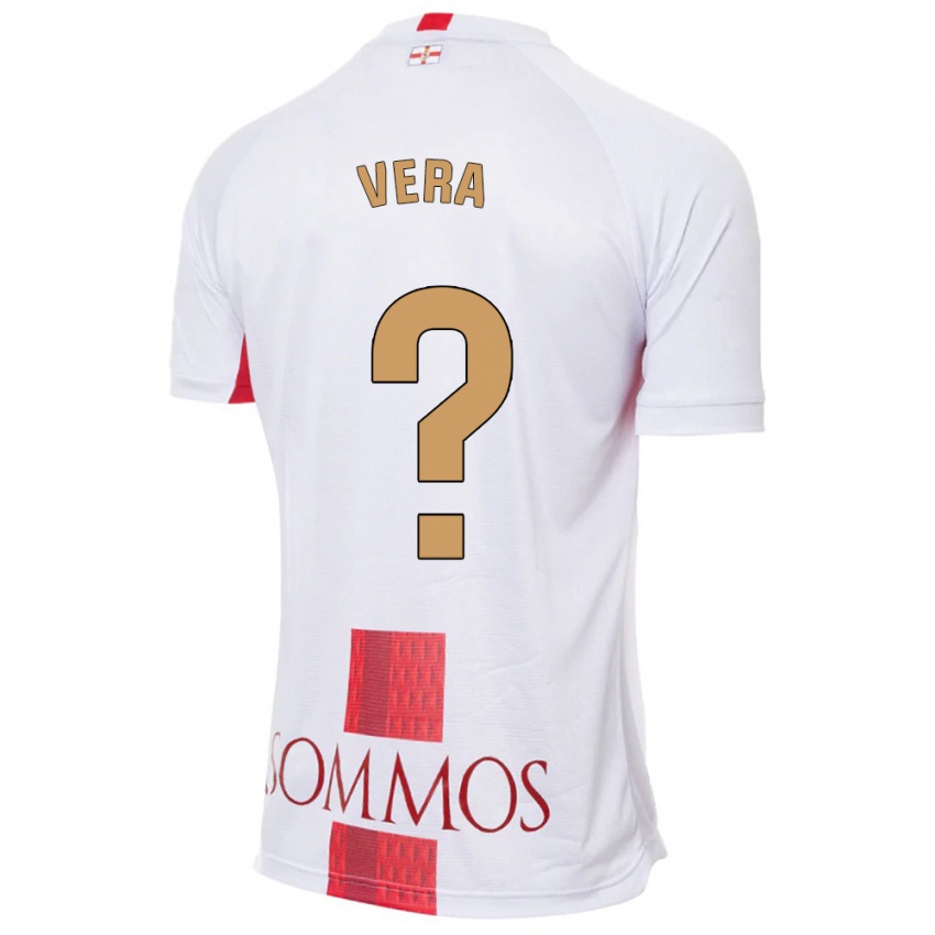 Niño Camiseta Ángel Vera #0 Blanco 2ª Equipación 2023/24 La Camisa México