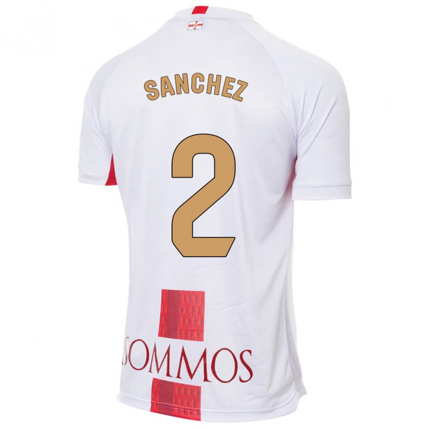 Niño Camiseta Paz Sánchez #2 Blanco 2ª Equipación 2023/24 La Camisa México