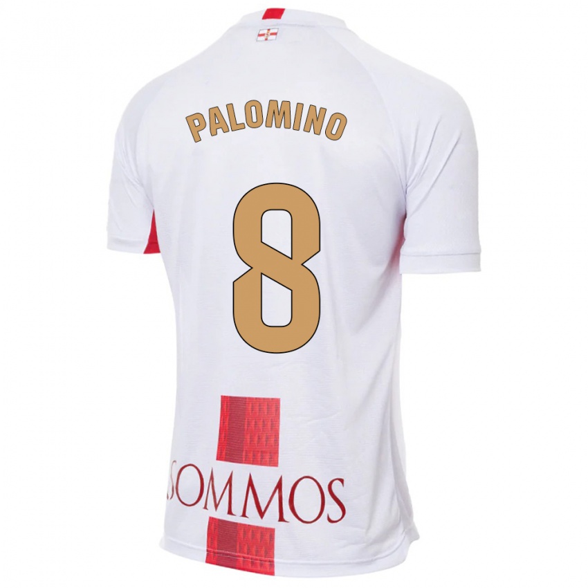 Niño Camiseta Laura Palomino #8 Blanco 2ª Equipación 2023/24 La Camisa México