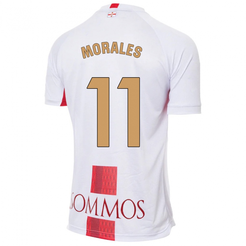 Niño Camiseta Carolina Morales #11 Blanco 2ª Equipación 2023/24 La Camisa México