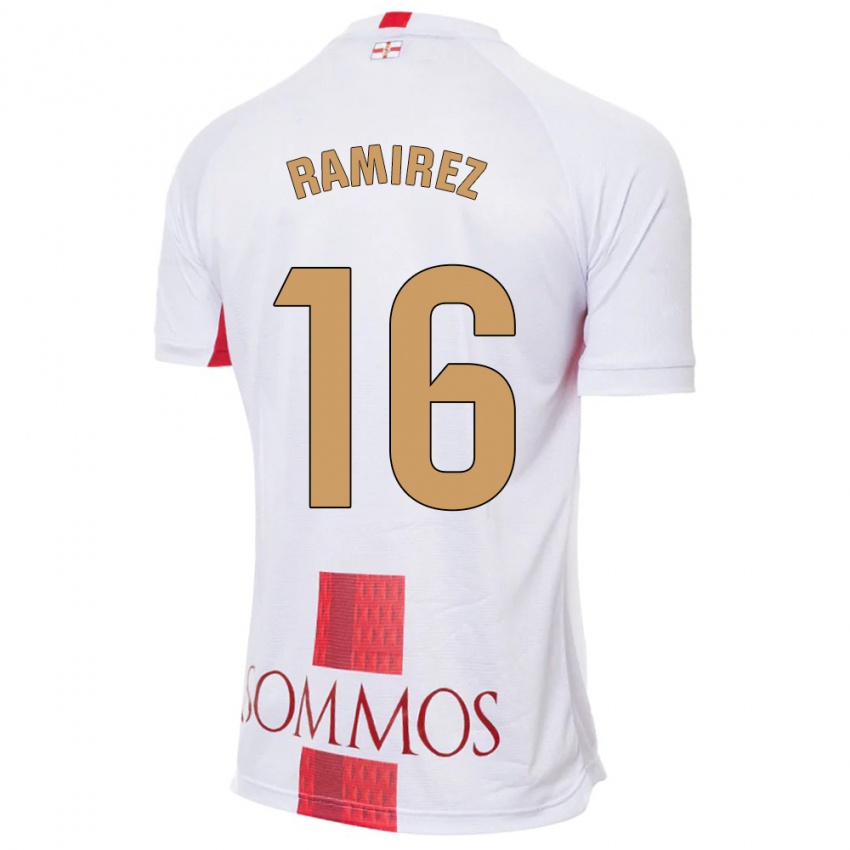 Niño Camiseta Vanesa Ramírez #16 Blanco 2ª Equipación 2023/24 La Camisa México