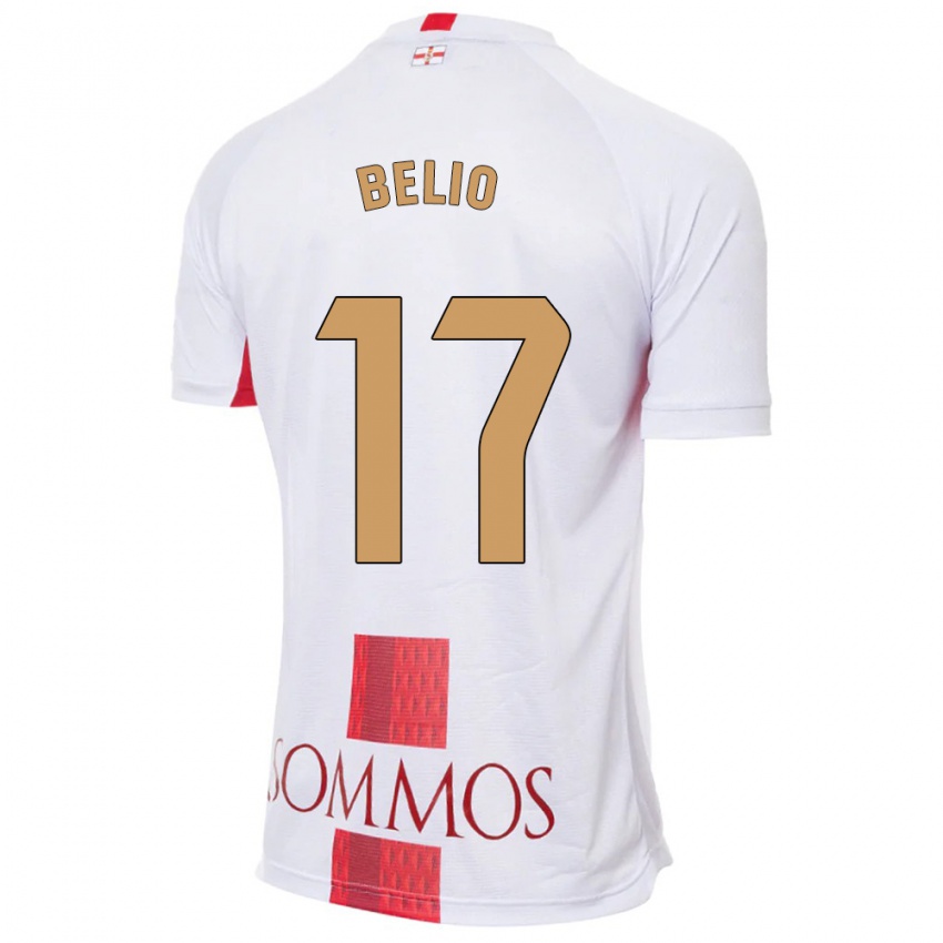 Niño Camiseta Marta Belio #17 Blanco 2ª Equipación 2023/24 La Camisa México