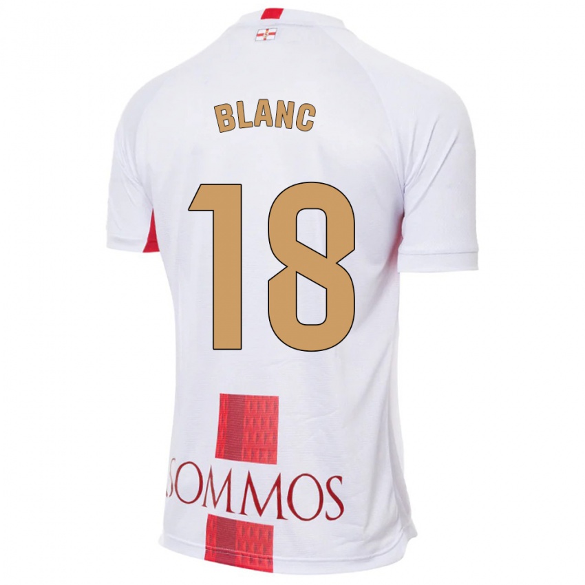 Niño Camiseta Laia Blanc #18 Blanco 2ª Equipación 2023/24 La Camisa México