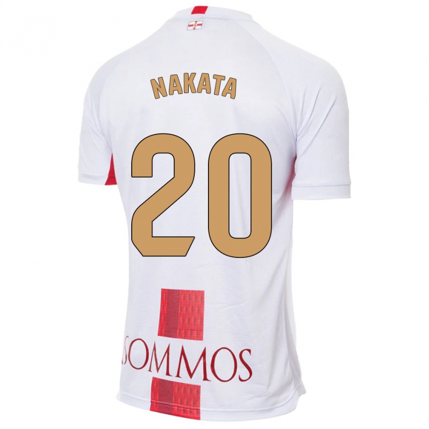 Niño Camiseta Yuki Nakata #20 Blanco 2ª Equipación 2023/24 La Camisa México