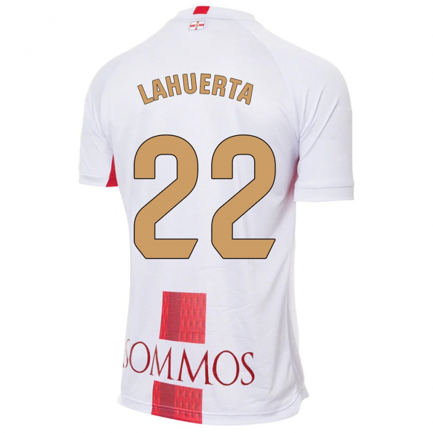 Niño Camiseta Gema Lahuerta #22 Blanco 2ª Equipación 2023/24 La Camisa México