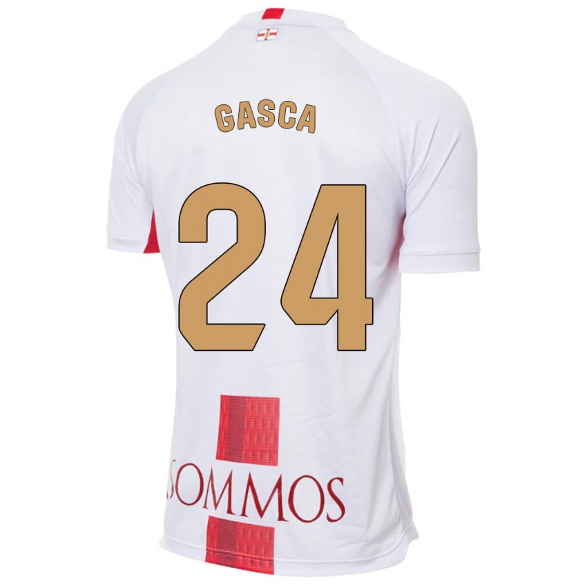 Niño Camiseta Verónica Gasca #24 Blanco 2ª Equipación 2023/24 La Camisa México