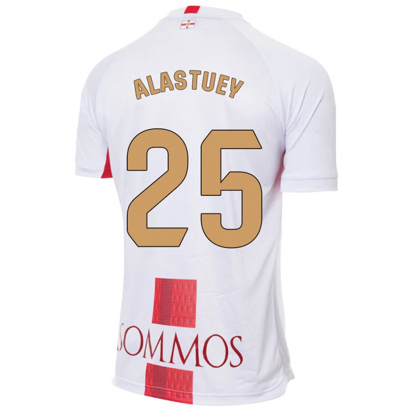 Niño Camiseta Martina Alastuey #25 Blanco 2ª Equipación 2023/24 La Camisa México